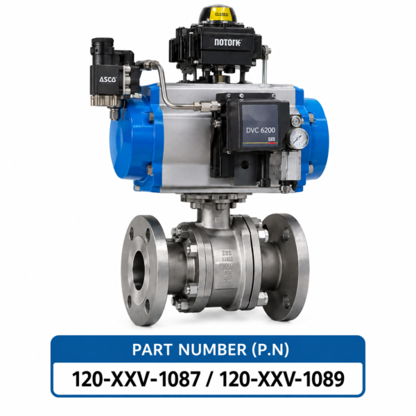 NPS 12 automated valve by ORTON