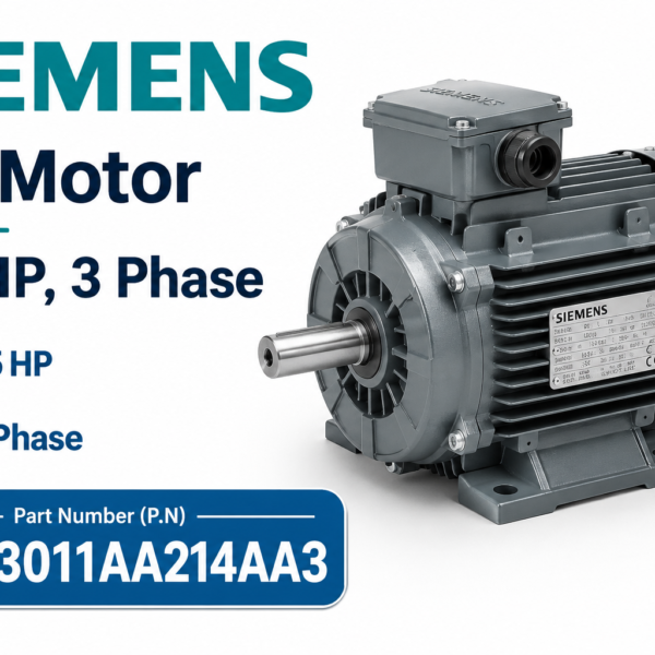 Siemens AC Motor 1.5 HP 3 Phase with part number 1LE23011AA214AA3
