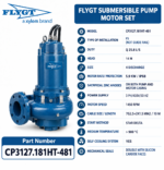 Flygt submersible pump motor set CP3127.181HT-481