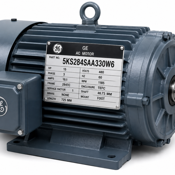GE electric motor 5KS284SAA330W6 ```