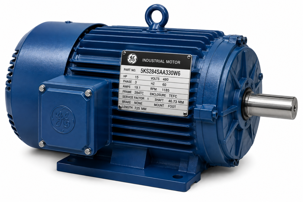 GE electric motor 5KS284SAA330W6