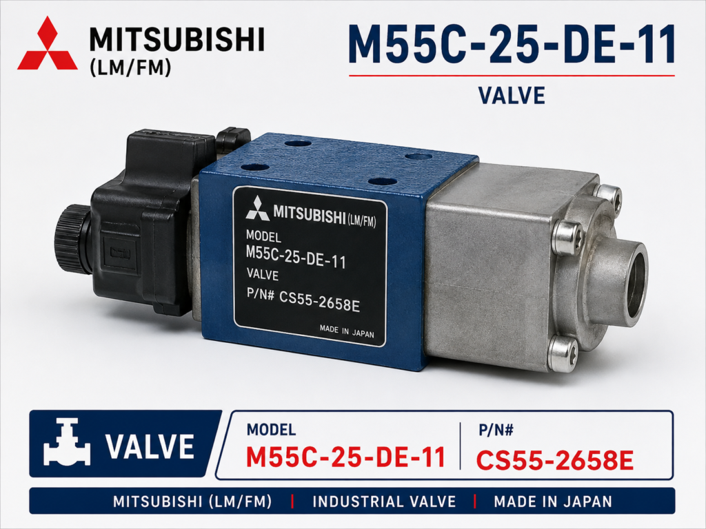 MITSUBISHI (LM/FM) M55C-25-DE-11 Valve CS55-2658E
