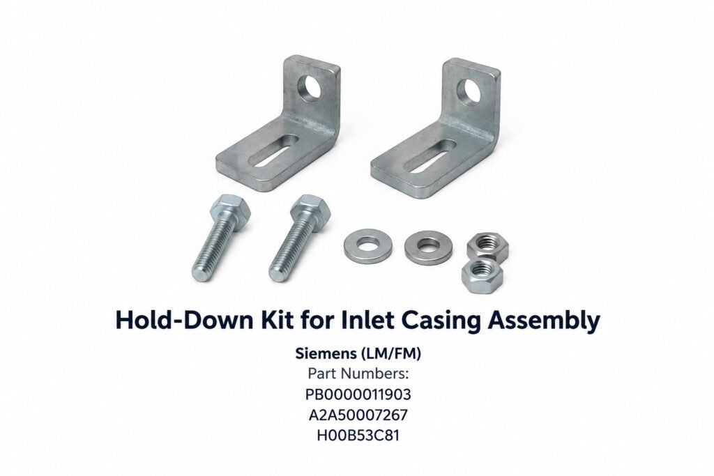 Hold-Down Kit for Inlet Casing Assembly Siemens PB0000011903