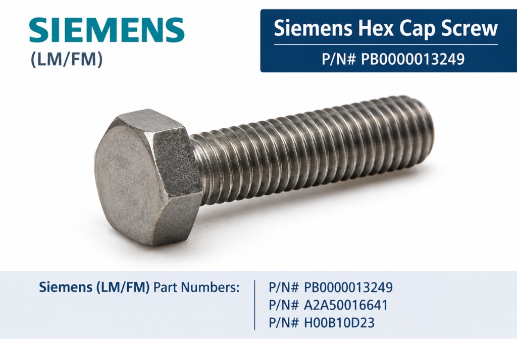 Siemens Hex Cap Screw PB0000013249 with hex head
