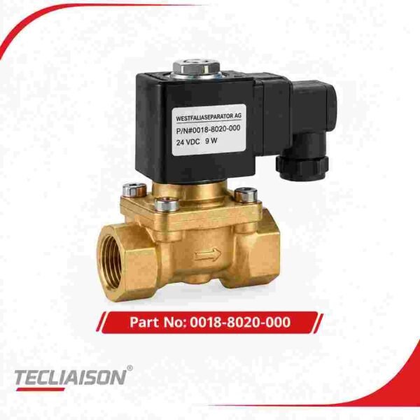 WESTFALIASEPARATOR AG Solenoid Valve P/N#0018-8020-000