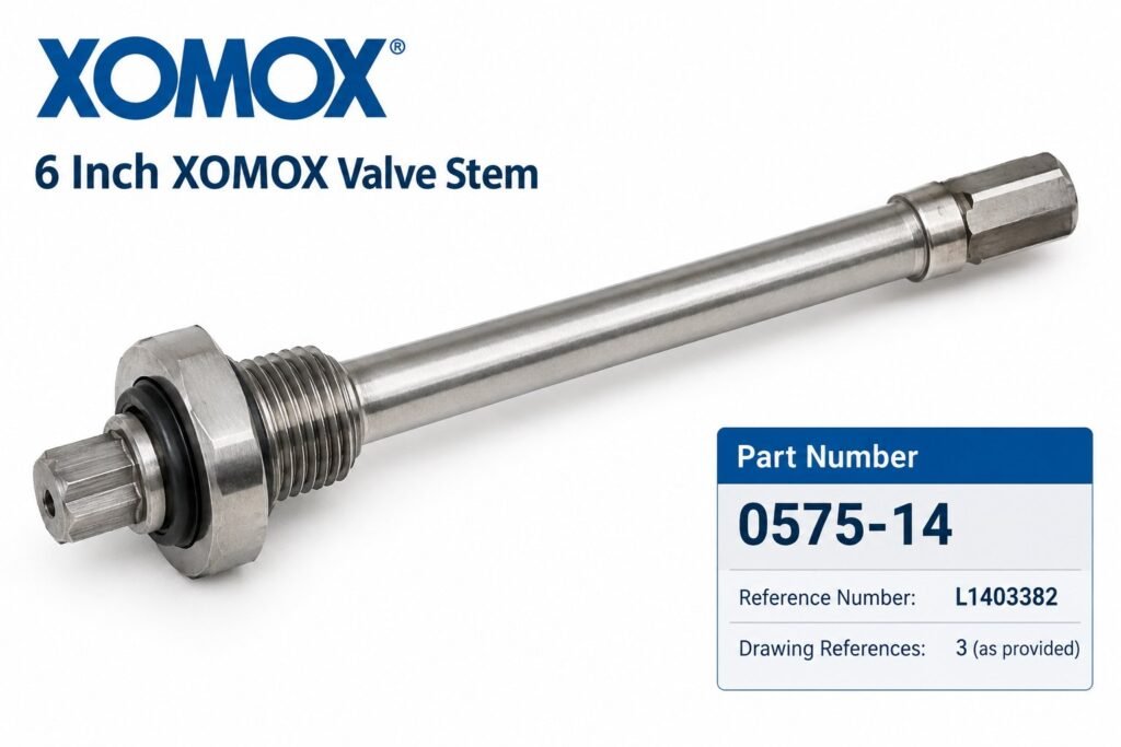 6 Inch XOMOX Valve Stem Part Number 0575-14