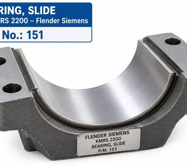 Flender Siemens Bearing, Slide for KMRS 2200, Part No. 151, Drawing No. 6360361