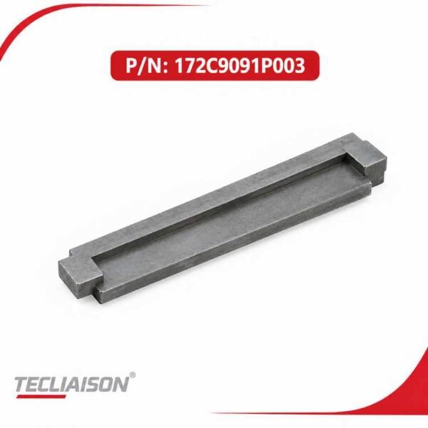 Turbine Shroud Seal Key, part number 172C9091P003, steel component