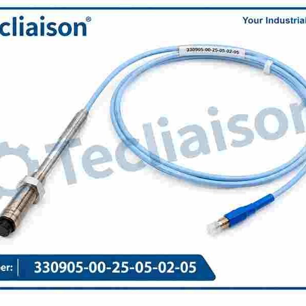 Bently Nevada 3300 NSv Proximity Probe, part number 330905-00-25-05-02-05, M10 × 1 metric thread