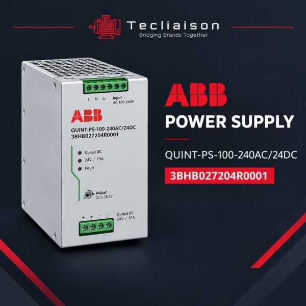 ABB power supply QUINT-PS-100-240AC/24DC, part number 3BHB027204R0001