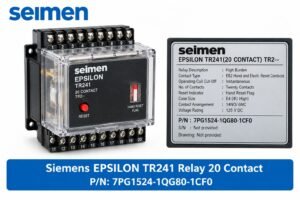 seimen EPSILON TR241 relay, part number 7PG1524-1QG80-1CF0, 20 contacts
