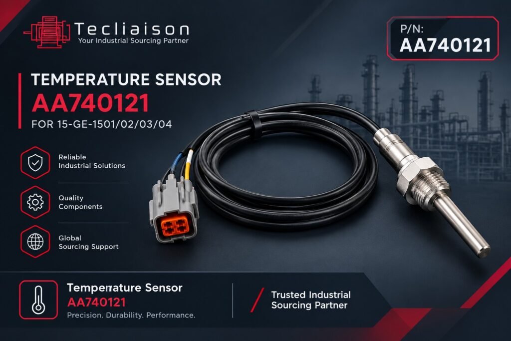 Temperature sensor with part number AA740121 for equipment reference 15-GE-1501/02/03/04