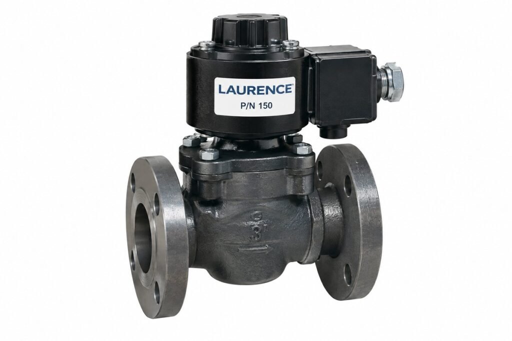 LAURENCE solenoid safety shutoff valve part number AE0629960001