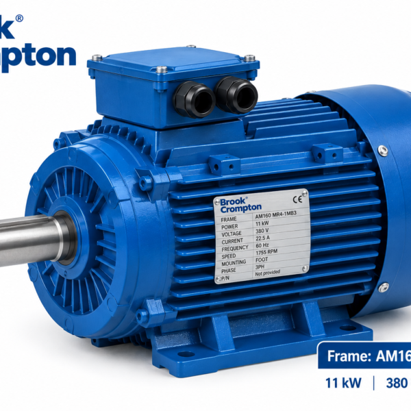 Electric motor with frame AM160 MR4-1MB3, 11 KW, 380 V and 1755 RPM