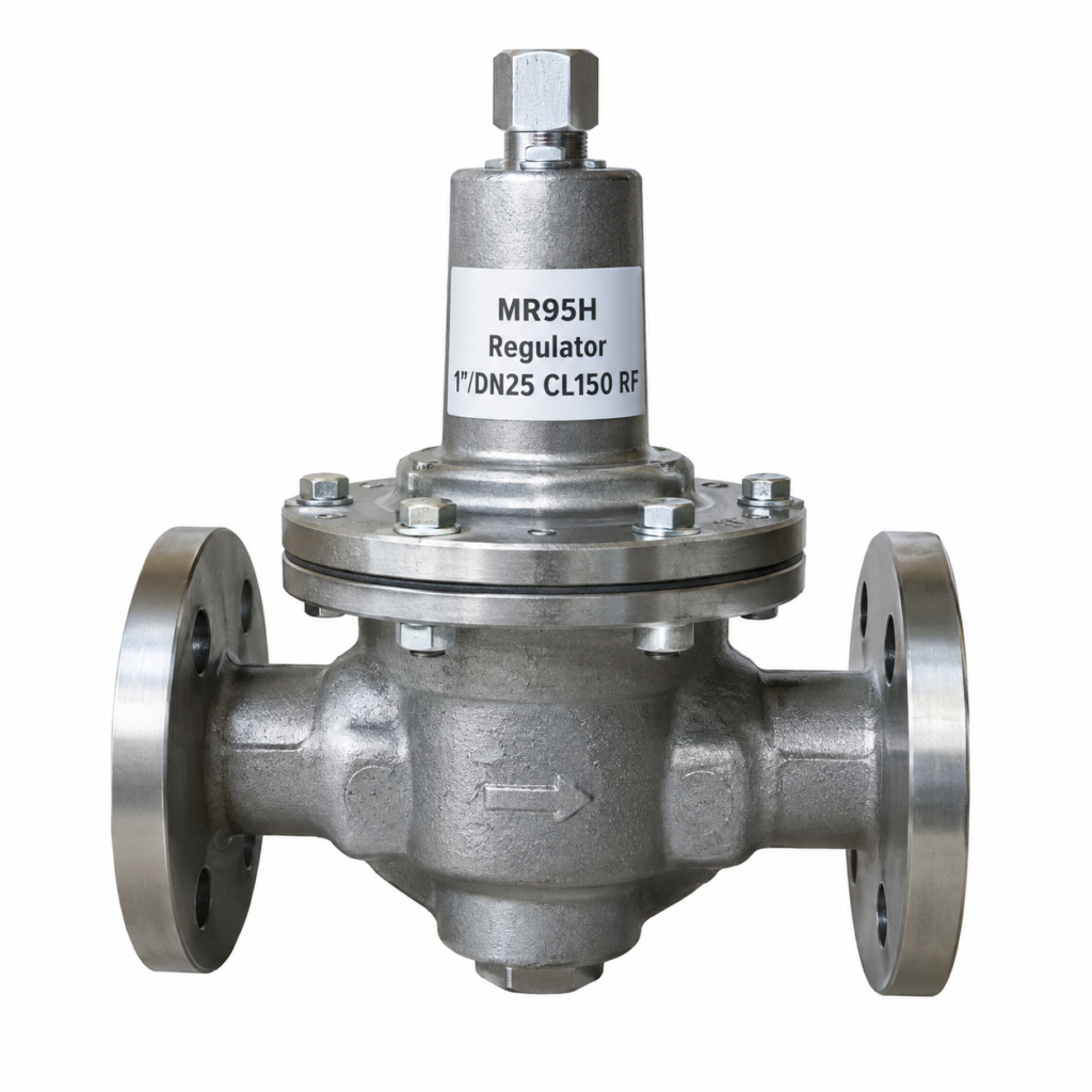 MR95H regulator 1 inch DN25 CL150 RF