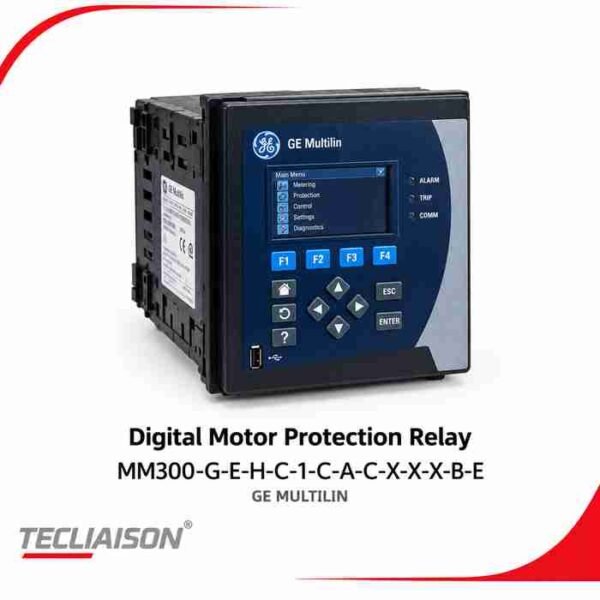 GE Multilin MM300 motor protection relay model MM300-G-E-H-C-1-C-A-C-X-X-X-B-E