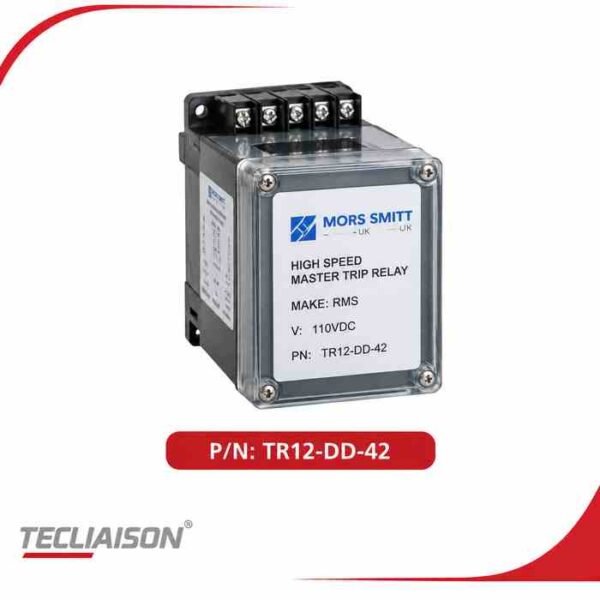Mors Smitt High Speed Master Trip Relay TR12-DD-42, 110 VDC