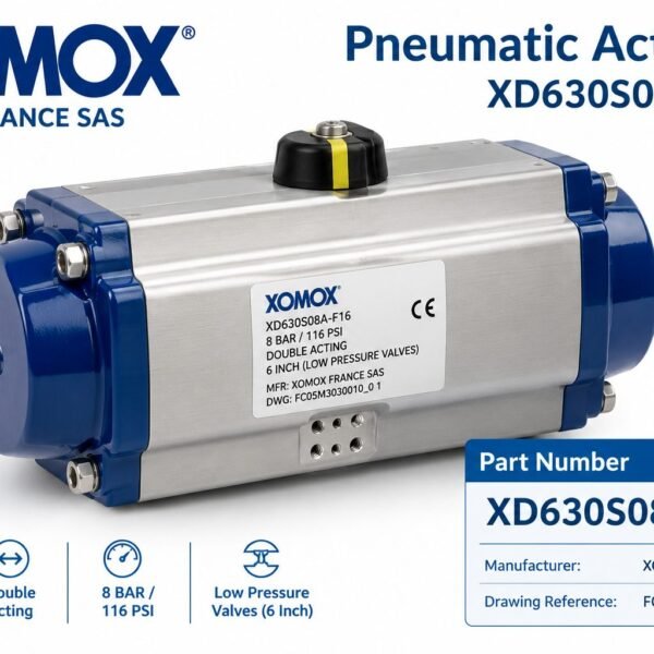 XOMOX FRANCE SAS pneumatic actuator XD630S08A-F16, double acting