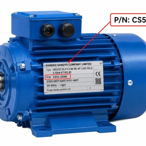 Electric motor type CB3233 24.2 S S B6 MU 4P LSES 80LG 0.75kW