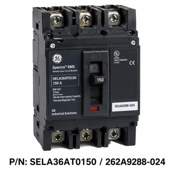 GE molded case circuit breaker SELA36AT0150 / 262A9288-024
