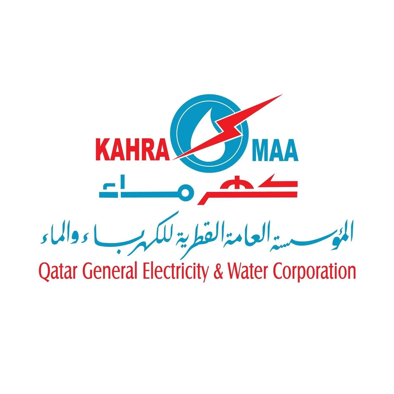 KAHRAMAA Qatar General Electricity and Water Corporation logo