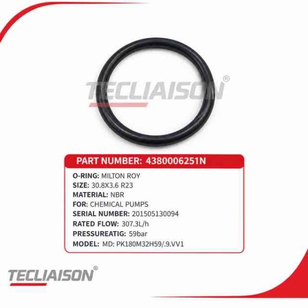 Milton Roy O-Ring 4380006251N for chemical pumps