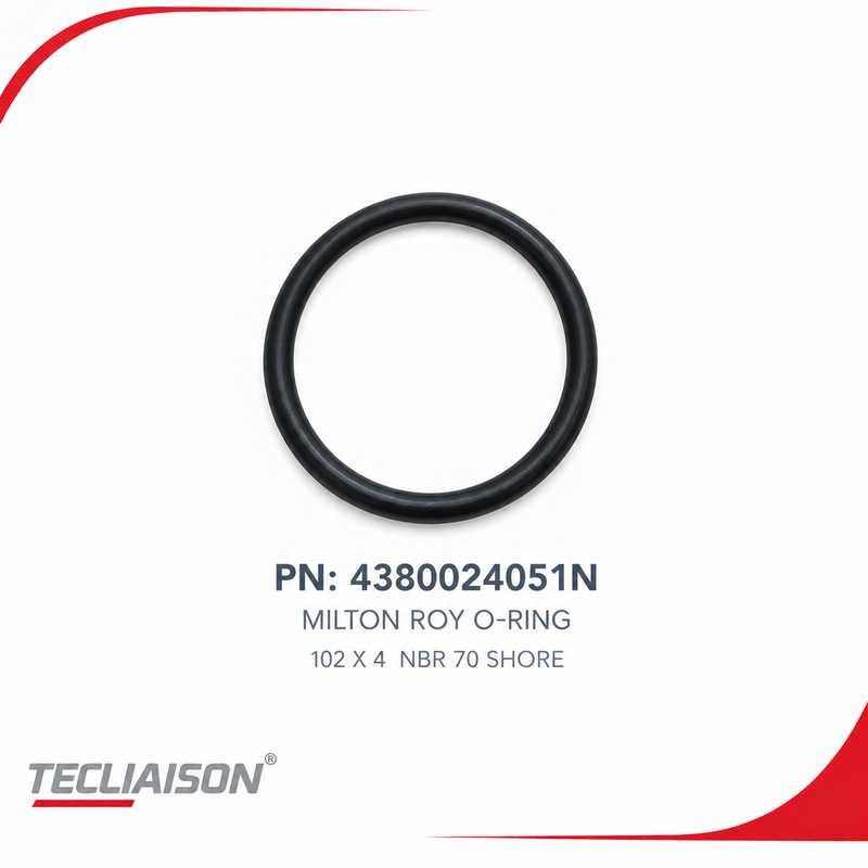 Milton Roy O-Ring part number 4380024051N