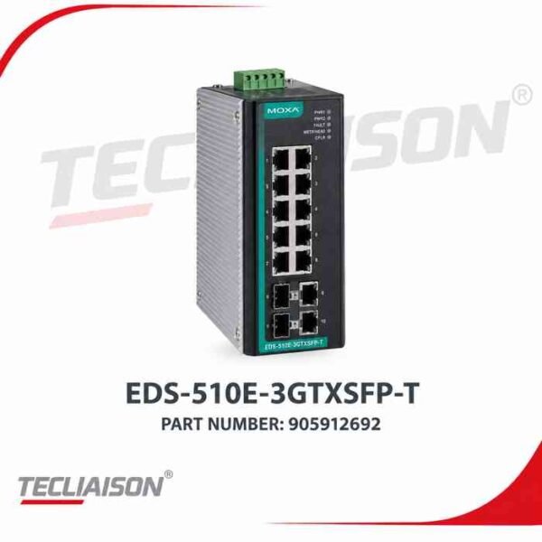MOXA managed Ethernet switch EDS-510E-3GTXSFP-T