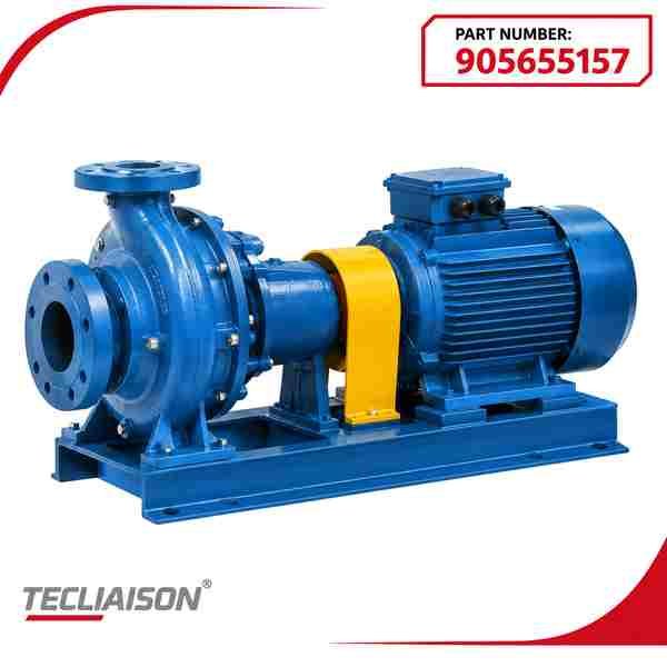 Radial flow centrifugal pump with DN125 inlet and DN100 outlet